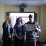 Employ-Abilty Participant, Zach poses with his instructors at his graduation