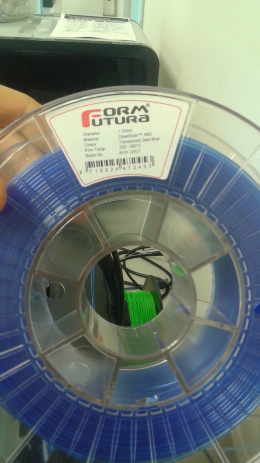 1.75 mm food safe ClearScent ABS filament.