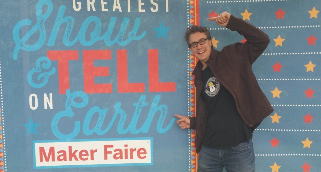 Chad Leaman at the New York MakerFaire