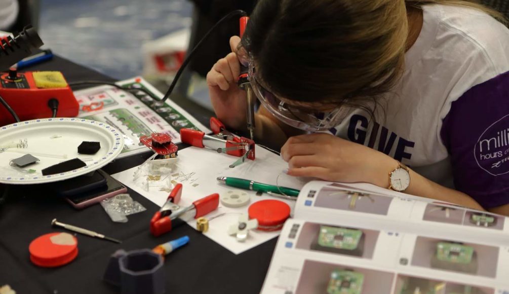 A maker at the BC Tech Summit