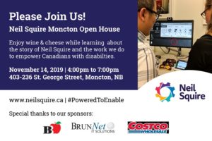 Moncton Open House Invitation