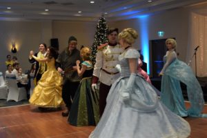 Princesses and Princes dancing