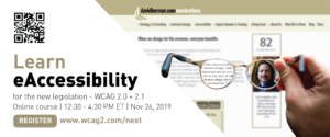 Learn eAccessibility graphic