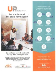 UpSkills for Work Poster