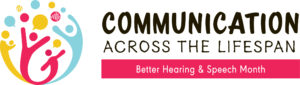 better speech and hearing month logo