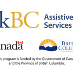 WorkBC Assistive Technology Services logo with text below: This program is funded by the Government of Canada and the Province of British Columbia