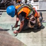 man at a construction site