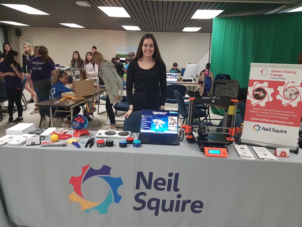 Kerilyn at the Maker Faire