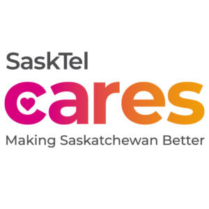 SaskTel Cares Logo