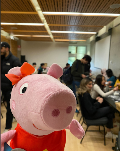 An Adapted Peppa Pig toy