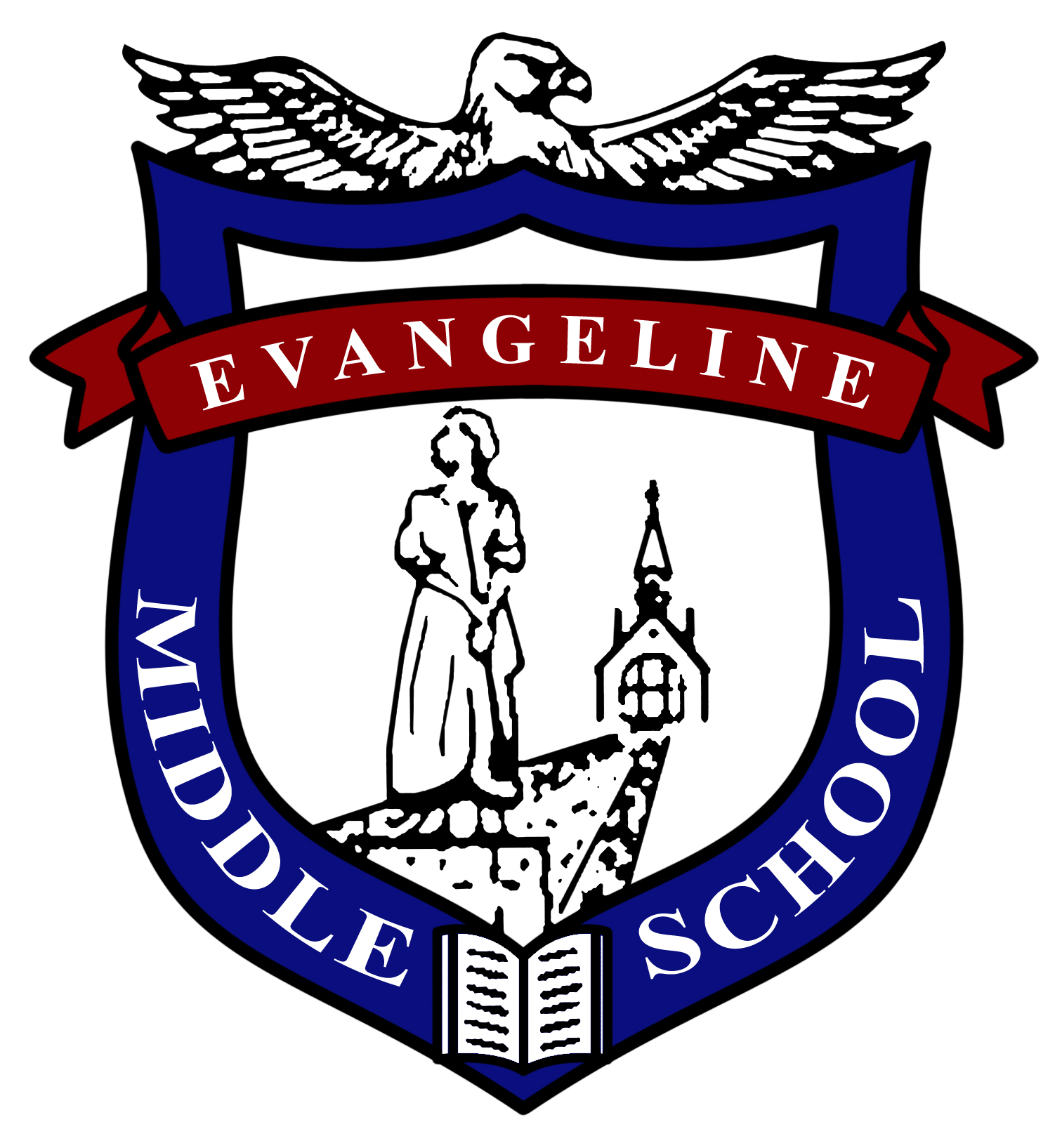 Evangeline Middle School crest