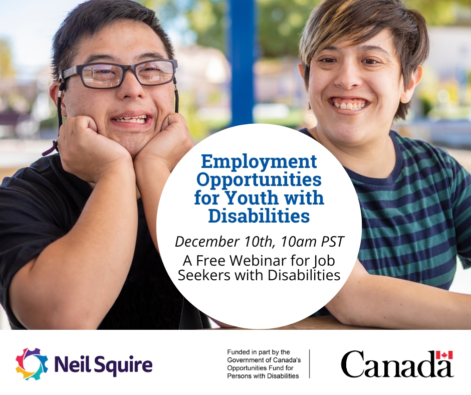 Employment Opportunities for Youth with Disabilities webinar graphic