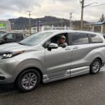 WorkBC Assistive Technology Services participant Margaret in her new adapted van.